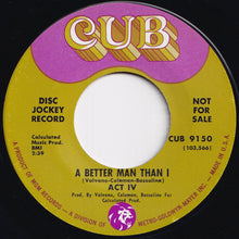 画像をギャラリービューアに読み込む, Act IV - Bless You / A Better Man Than I (7 inch Record / Used)