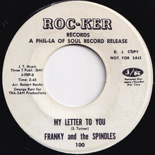 画像をギャラリービューアに読み込む, Franky And The Spindles - (My Girl Is Made Of) Candy / My Letter To You (7 inch Record / Used)