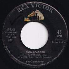 画像をギャラリービューアに読み込む, Paul Desmond - Take Ten / Embarcadero (7 inch Record / Used)