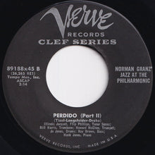 Load image into Gallery viewer, Norman Granz' Jazz At The Philharmonic - Perdido (Part 1) / (Part 2) (7 inch Record / Used)
