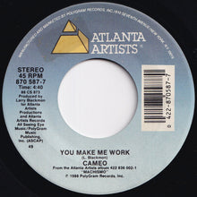 画像をギャラリービューアに読み込む, Cameo - You Make Me Work / Dkwig (7 inch Record / Used)