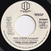 画像をギャラリービューアに読み込む, Tyrone (Tystick) Brunson - Sticky Situation / (Instrumental) (7 inch Record / Used)
