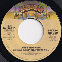 画像をギャラリービューアに読み込む, Teri De Sario - Ain't Nothing Gonna Keep Me From You / Sometime Kind Of Thing (7 inch Record / Used)