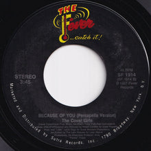 画像をギャラリービューアに読み込む, Cover Girls - Because Of You / (Percapella Version) (7 inch Record / Used)