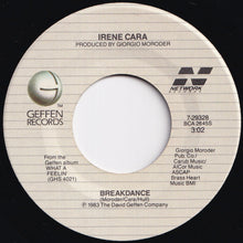 Load image into Gallery viewer, Irene Cara - Breakdance / Cue Me Up (7 inch Record / Used)