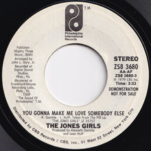 画像をギャラリービューアに読み込む, Jones Girls - You Gonna Make Me Love Somebody Else / You Gonna Make Me Love Somebody Else (7 inch Record / Used)