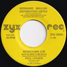 画像をギャラリービューアに読み込む, Paul Lekakis - Boom Boom (Let's Go Back To My Room) / Instrumental Room (7 inch Record / Used)