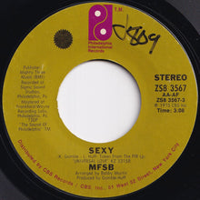 画像をギャラリービューアに読み込む, MFSB - Sexy / Human Machine (7 inch Record / Used)