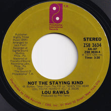 Load image into Gallery viewer, Lou Rawls - Lady Love / Not The Staying Kind (7 inch Record / Used)