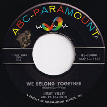 Load image into Gallery viewer, Jimmy Velvet - We Belong Together / The History Of Love (7 inch Record / Used)