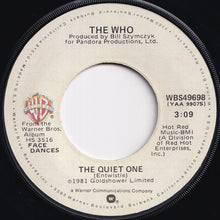 画像をギャラリービューアに読み込む, Who - You Better You Bet / The Quiet One (7 inch Record / Used)