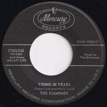 画像をギャラリービューアに読み込む, Diamonds - The Twenty Second Day / Young In Years (7 inch Record / Used)
