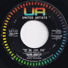 Load image into Gallery viewer, Marv Johnson - I Love The Way You Love / Let Me Love You (7 inch Record / Used)