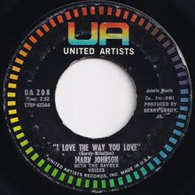 Load image into Gallery viewer, Marv Johnson - I Love The Way You Love / Let Me Love You (7 inch Record / Used)