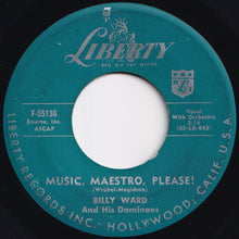 画像をギャラリービューアに読み込む, Billy Ward And His Dominoes - Jennie Lee / Music, Maestro, Please! (7 inch Record / Used)