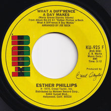 画像をギャラリービューアに読み込む, Esther Phillips - What A Diff'rence A Day Makes / Turn Around, Look At Me (7 inch Record / Used)