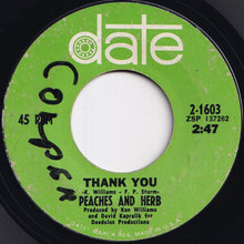 Load image into Gallery viewer, Peaches & Herb - United / Thank You (7 inch Record / Used)