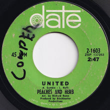 Load image into Gallery viewer, Peaches & Herb - United / Thank You (7 inch Record / Used)