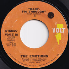 画像をギャラリービューアに読み込む, Emotions - Baby, I'm Through / I Wanna Come Back (7 inch Record / Used)