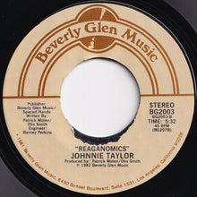 画像をギャラリービューアに読み込む, Johnnie Taylor - What About My Love / Reaganomics (7 inch Record / Used)