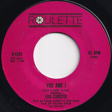 Load image into Gallery viewer, Lou Christie - How Many Teardrops / You And I (Have A Right To Cry) (7 inch Record / Used)