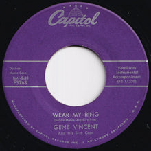 画像をギャラリービューアに読み込む, Gene Vincent And His Blue Caps - Lotta Lovin' / Wear My Ring (7 inch Record / Used)