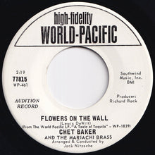 Load image into Gallery viewer, Chet Baker - Flowers On The Wall / Tequila (7 inch Record / Used)