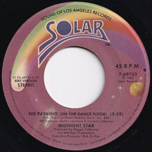 Load image into Gallery viewer, Midnight Star - No Parking (On The Dance Floor) (Edit Version) / Feels So Good (LP Version) (7 inch Record / Used)