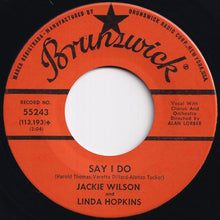 画像をギャラリービューアに読み込む, Jackie Wilson, Linda Hopkins - Shake A Hand / Say I Do (7 inch Record / Used)