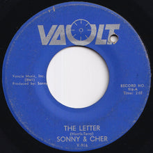 画像をギャラリービューアに読み込む, Sonny & Cher - The Letter / Spring Fever (7 inch Record / Used)