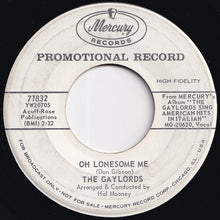 画像をギャラリービューアに読み込む, Gaylords - Yakety Yak / Oh Lonesome Me (7 inch Record / Used)