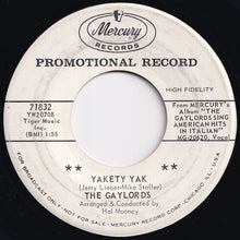 画像をギャラリービューアに読み込む, Gaylords - Yakety Yak / Oh Lonesome Me (7 inch Record / Used)
