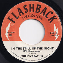 Load image into Gallery viewer, Five Satins - In The Still Of The Night (I'll Remember) / The Jones Girl (7 inch Record / Used)