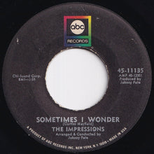 画像をギャラリービューアに読み込む, Impressions - Don't Cry My Love / Sometimes I Wonder (7 inch Record / Used)