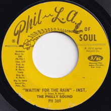 画像をギャラリービューアに読み込む, Philly Sound - Waitin' For The Rain - Inst. / Don't Depend On Me - Inst. (7 inch Record / Used)