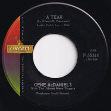 画像をギャラリービューアに読み込む, Gene McDaniels - A Tear / She's Come Back (7 inch Record / Used)