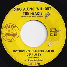 画像をギャラリービューアに読み込む, Hearts - Dear Abby / Instrumental Background To Dear Abby (7 inch Record / Used)