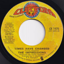 画像をギャラリービューアに読み込む, Impressions - This Loves For Real / Times Have Changed (7 inch Record / Used)