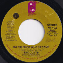 画像をギャラリービューアに読み込む, O'Jays - What Am I Waiting For / Give The People What They Want (7 inch Record / Used)