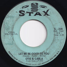 画像をギャラリービューアに読み込む, Otis & Carla - Knock On Wood / Let Me Be Good To You (7 inch Record / Used)
