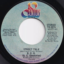 画像をギャラリービューアに読み込む, B.C.G. (B.C. Generation) - Street Talk / (Var. II) (7 inch Record / Used)