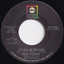 画像をギャラリービューアに読み込む, Eddie Holman - Hey There Lonely Girl / It's All In The Game (7 inch Record / Used)