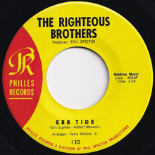 画像をギャラリービューアに読み込む, Righteous Brothers - Ebb Tide / (I Love You) For Sentimental Reasons (7 inch Record / Used)