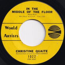 画像をギャラリービューアに読み込む, Christine Quaite - Tell Me Mamma / In The Middle Of The Floor (7 inch Record / Used)