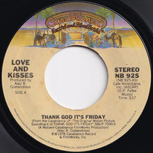画像をギャラリービューアに読み込む, Love And Kisses - Thank God It's Friday / You're The Most Precious Thing In My Life (7 inch Record / Used)