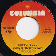画像をギャラリービューアに読み込む, Cheryl Lynn - Got To Be Real / Come In From The Rain (7 inch Record / Used)