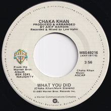 画像をギャラリービューアに読み込む, Chaka Khan - Clouds / What You Did (7 inch Record / Used)