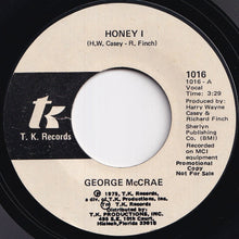 Load image into Gallery viewer, George McCrae - Honey I / Honey I (7 inch Record / Used)