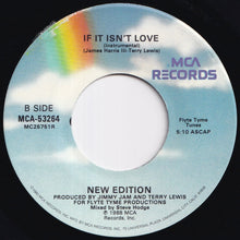 画像をギャラリービューアに読み込む, New Edition - If It Isn't Love / (Instrumental) (7 inch Record / Used)