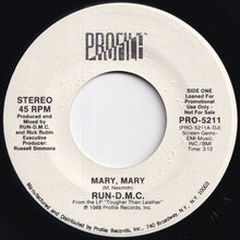 Load image into Gallery viewer, Run-D.M.C. - Mary, Mary / Mary, Mary (7 inch Record / Used)